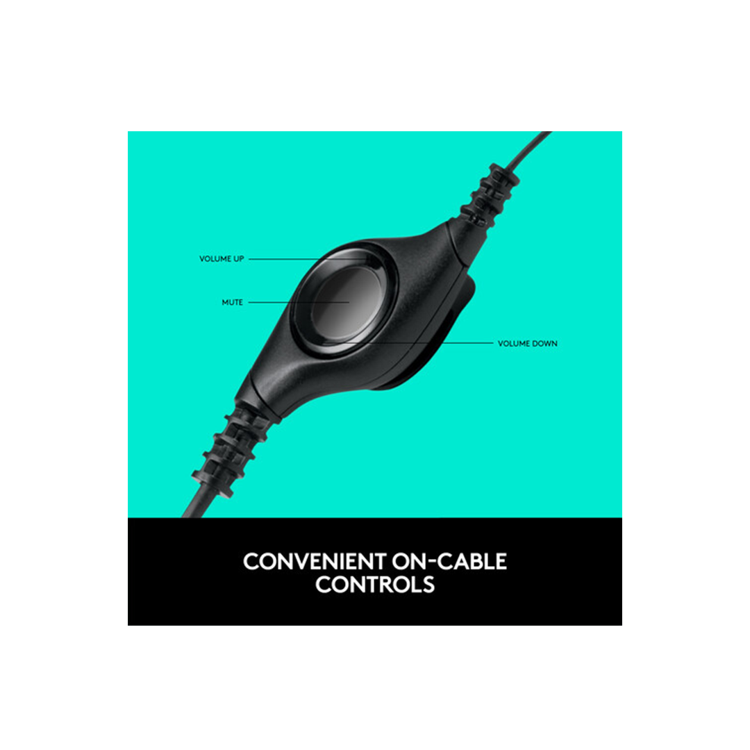 Logitech H390 USB Headset - Black in Qatar Logitech H390 USB Headset - Black in Qatar